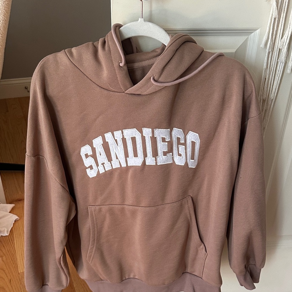 SHEIN Sandiego Brown Hoodie
